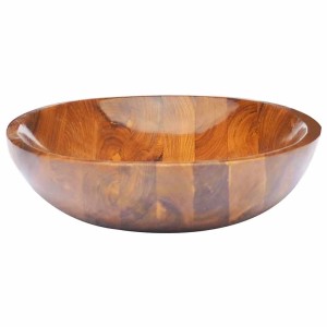 vidaXL Waschbecken Massivholz Teak 60x40x10 cm 326162