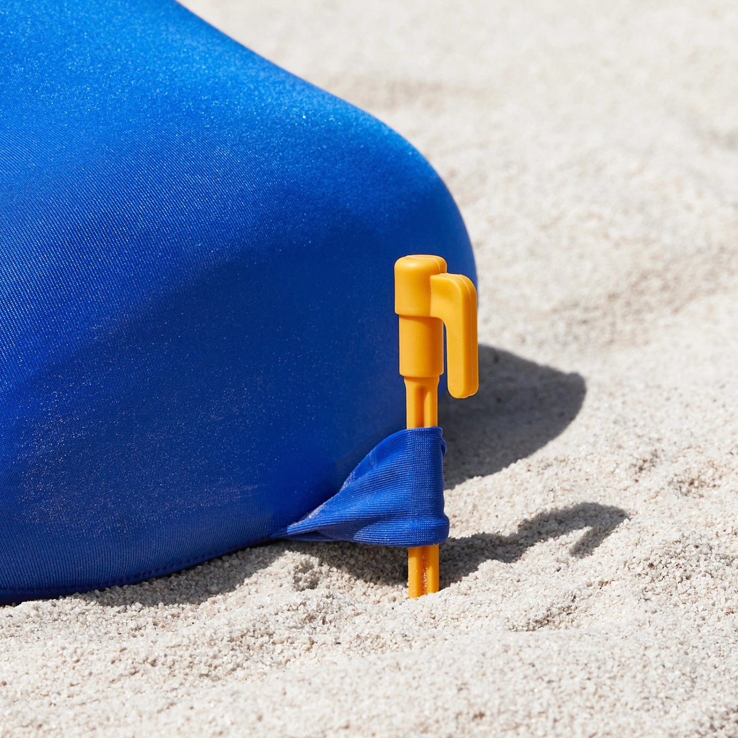 SoBuy Strandzelt Sonnensegel mit Alu-Stangen Sonnenschutz für Strand OZT01-DB_7