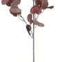 Brauner Eukalyptuszweig als Kunstblume, 72 cm hoch, für moderne Dekoration.