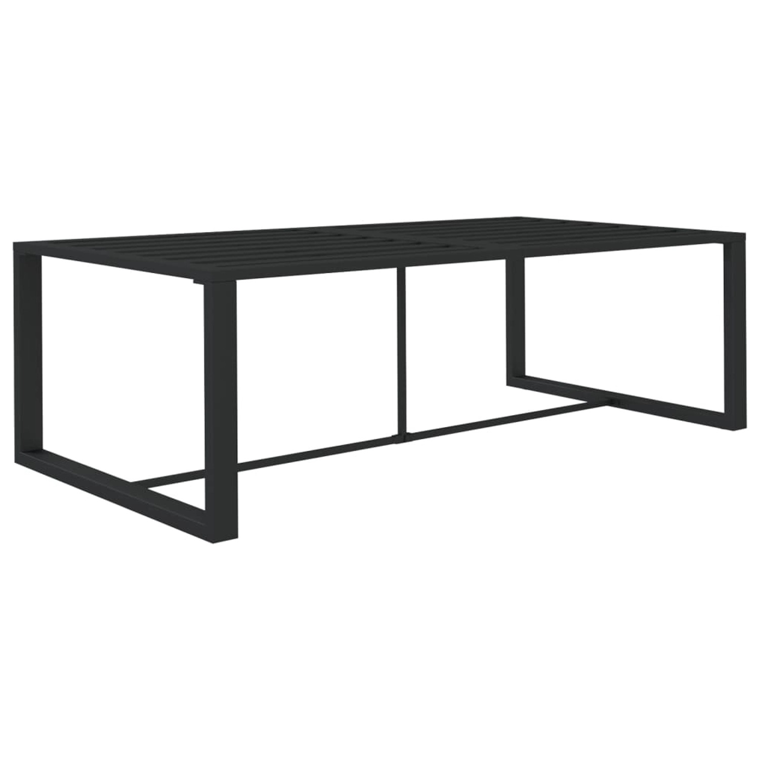 vidaXL Garten-Esstisch Anthrazit 120x60x66 cm Aluminium 318312 günstig online kaufen