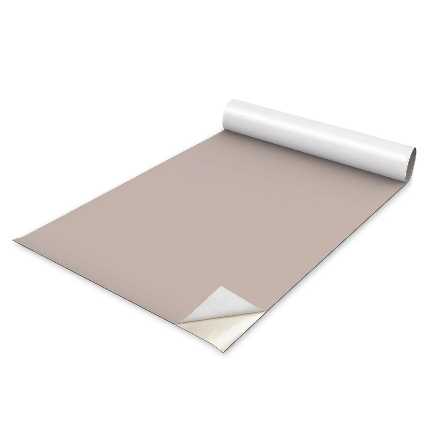 Tulup Möbelfolie Warmes  gedecktes Beige Klebefolie Für Schränke 65x130 cm Rosa Möbel Folie Möbelsticker