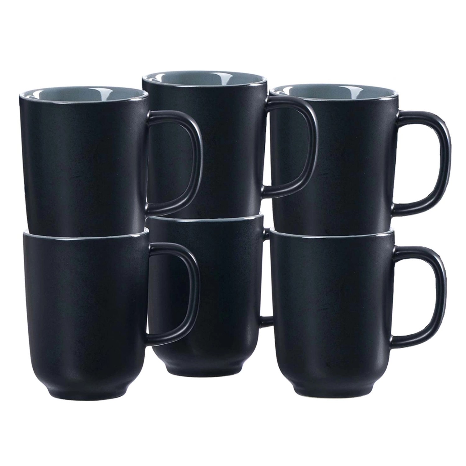 Ritzenhoff & Breker Jasper Kaffeebecher 285 ml 6er Set Schwarz