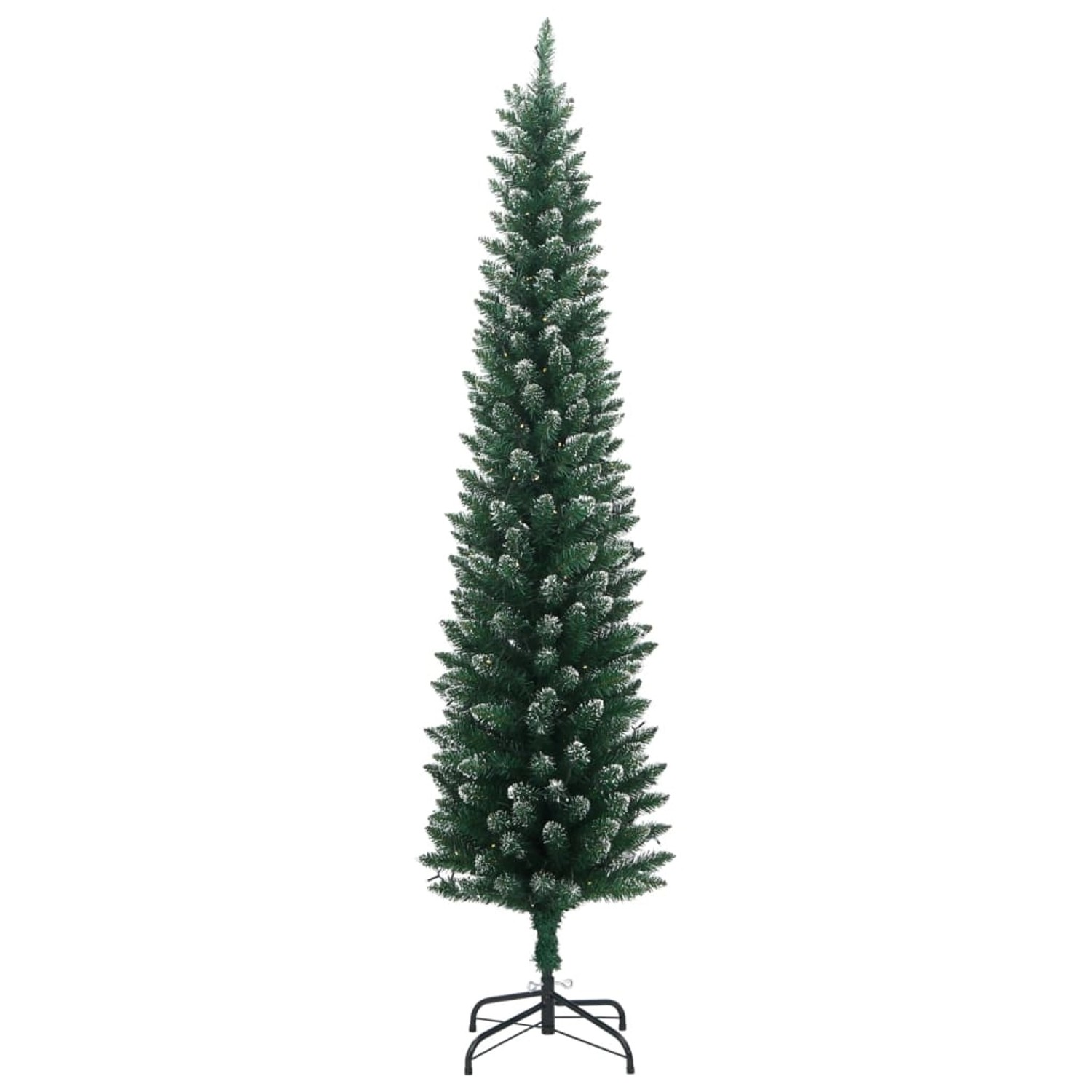 vidaXL Künstlicher Weihnachtsbaum Schlank 150 LEDs 120 cm 3315758