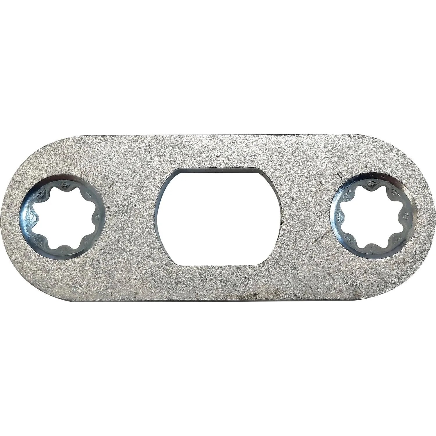 Bks Stamgenschließblech Rund 52x20x3 mm Stahl Verzinkt