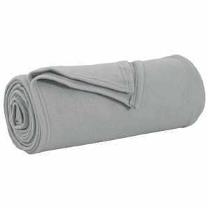 vidaXL Überwurfdecke Grau 170 x 130 cm Fleece 42017017