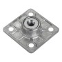 SOTECH KEA Tischbeinverbinder, eckig, aus Zinkdruckguss mit M8 Innengewinde und vier Befestigungslöchern.