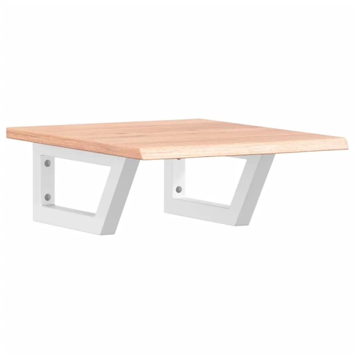 vidaXL Waschtischplatte mit Halterung Stahl und Massivholz Eiche 3302554 günstig online kaufen