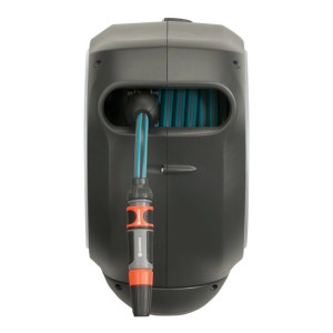 Gardena Wand-Schlauchbox RollUp S mit 15m Schlauch für die Gartenbewässerung.