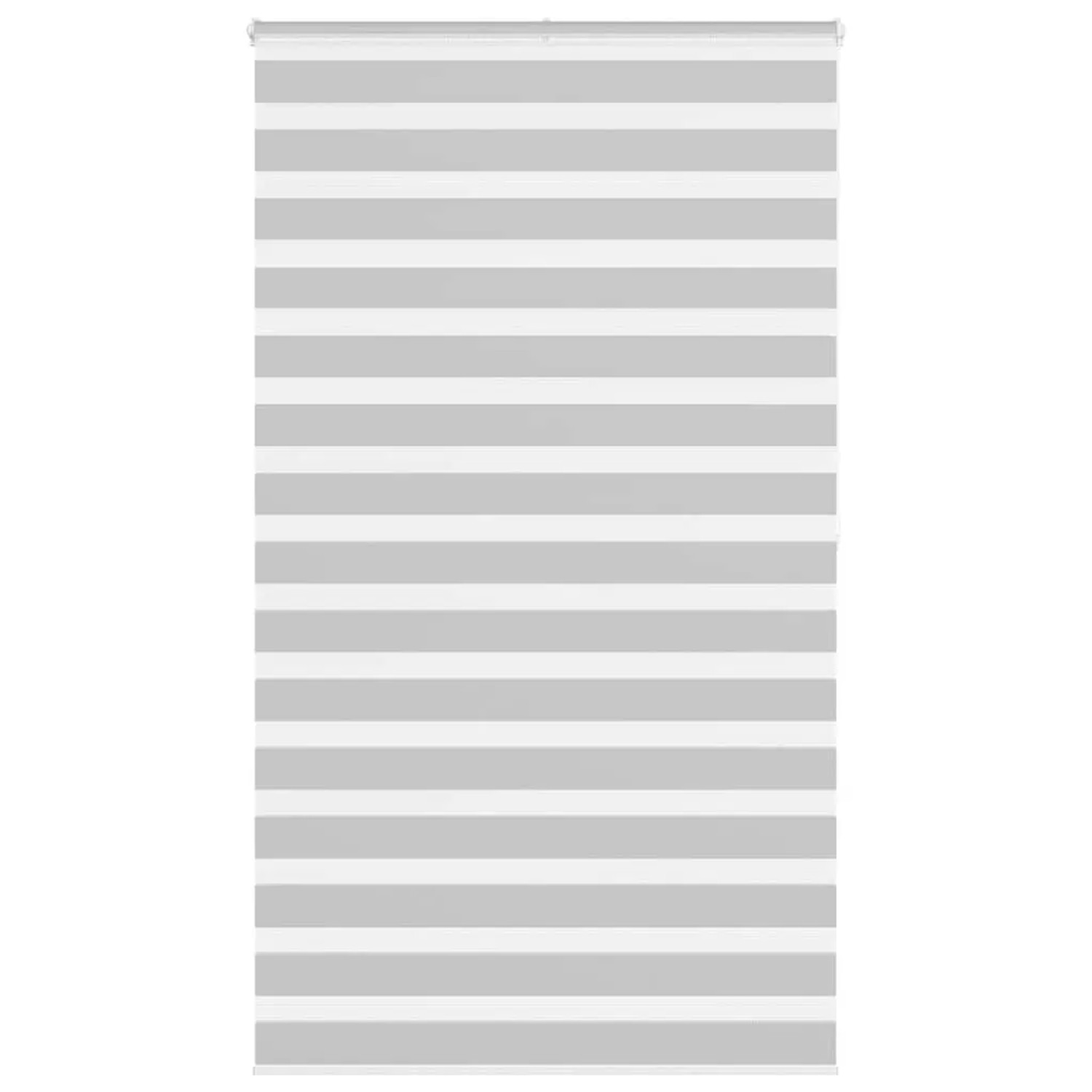 vidaXL Doppelrollo Hellgrau 130x200 cm Stoffbreite 125,9 cm Polyester 40144 günstig online kaufen