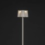 Weiße Konstsmide LED Stehleuchte Nice, 120cm, für Innen- und Außenbereich.