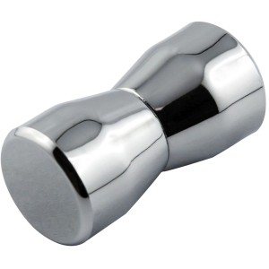 Schulte Knopfgriff aus Chrom-Kunststoff für Duschkabinen Alexa Style und Sunny.