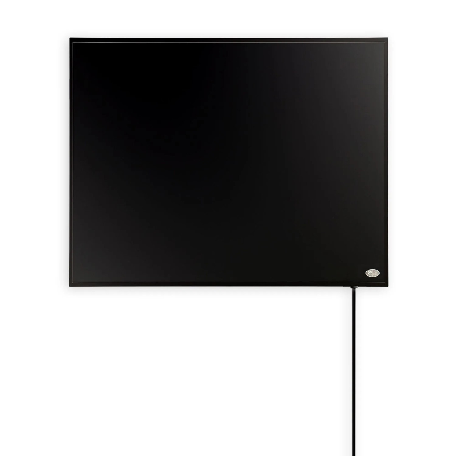 Könighaus Infrarotheizung Black Edition 130 W Kabelausgang Quer Links