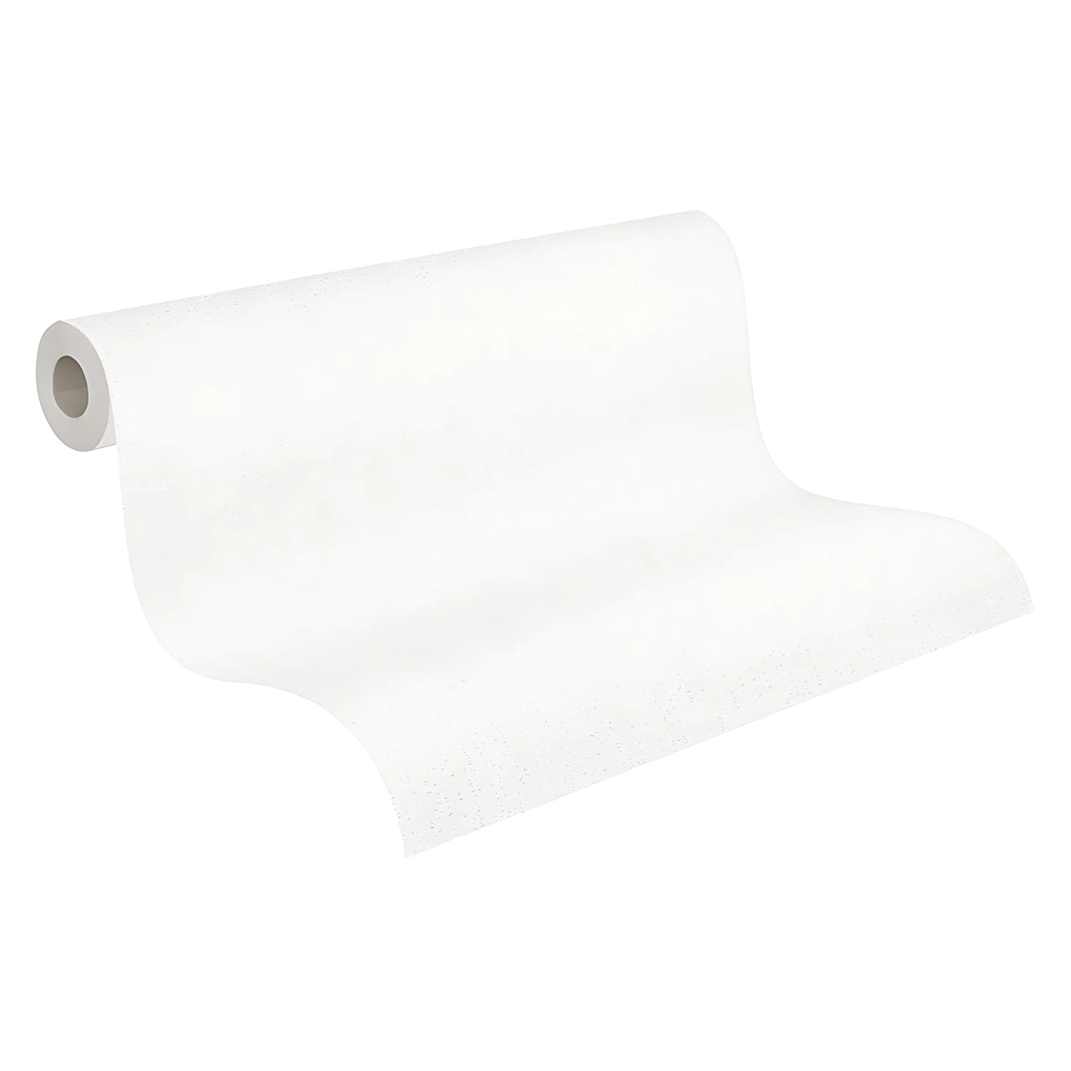 PROFHOME Vliestapete, weiß mit Streifenmuster und matter Struktur, 1,06x25m.