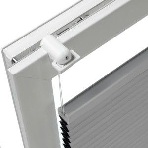 Gardinia Plissee Klemmträger Concept in Weiß zur Montage ohne Bohren.