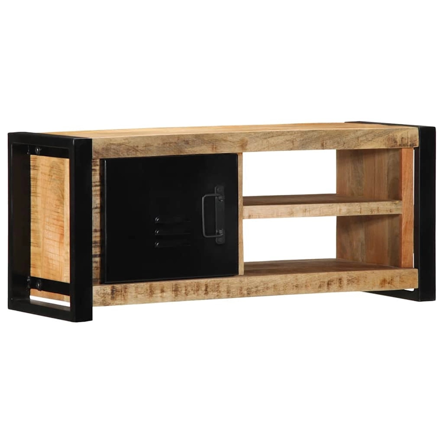 vidaXL TV-Schrank 80x30x35 cm Raues Massivholz Mango 4013591