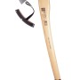 LUX Rheinische Holzaxt Comfort, 80 cm, 1,6 kg mit Hickorystiel und Schneidenschutz.