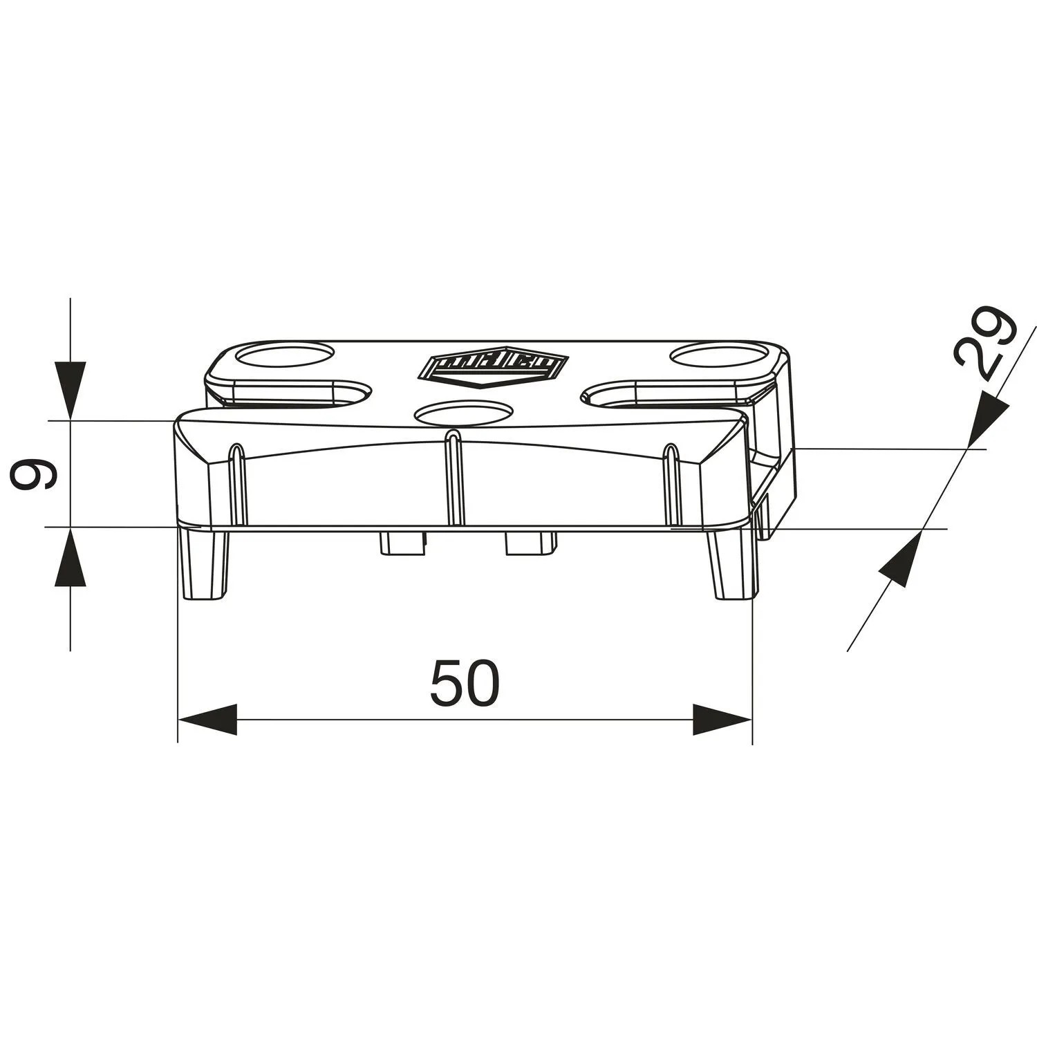 Maco Schließteil iS Pvc 12/20-13 Kbe/Ivaper/Plafen/Proplex Silber