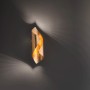 Goldene LED-Wandleuchte Nevis von Paul Neuhaus, modernes Design für Innenräume.