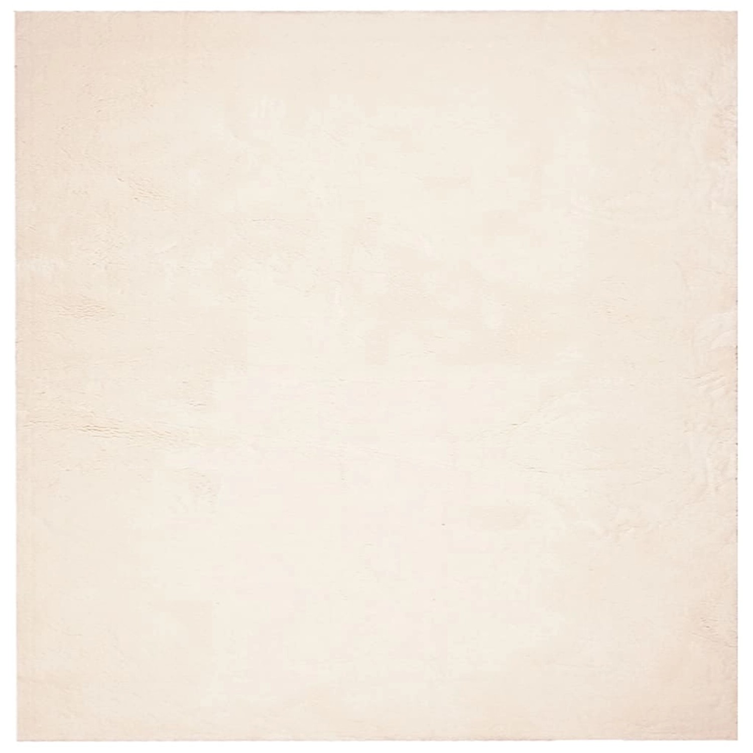 vidaXL Teppich Huarte Kurzflor Weich Und Waschbar Beige 160x160 Cm 1933885 günstig online kaufen