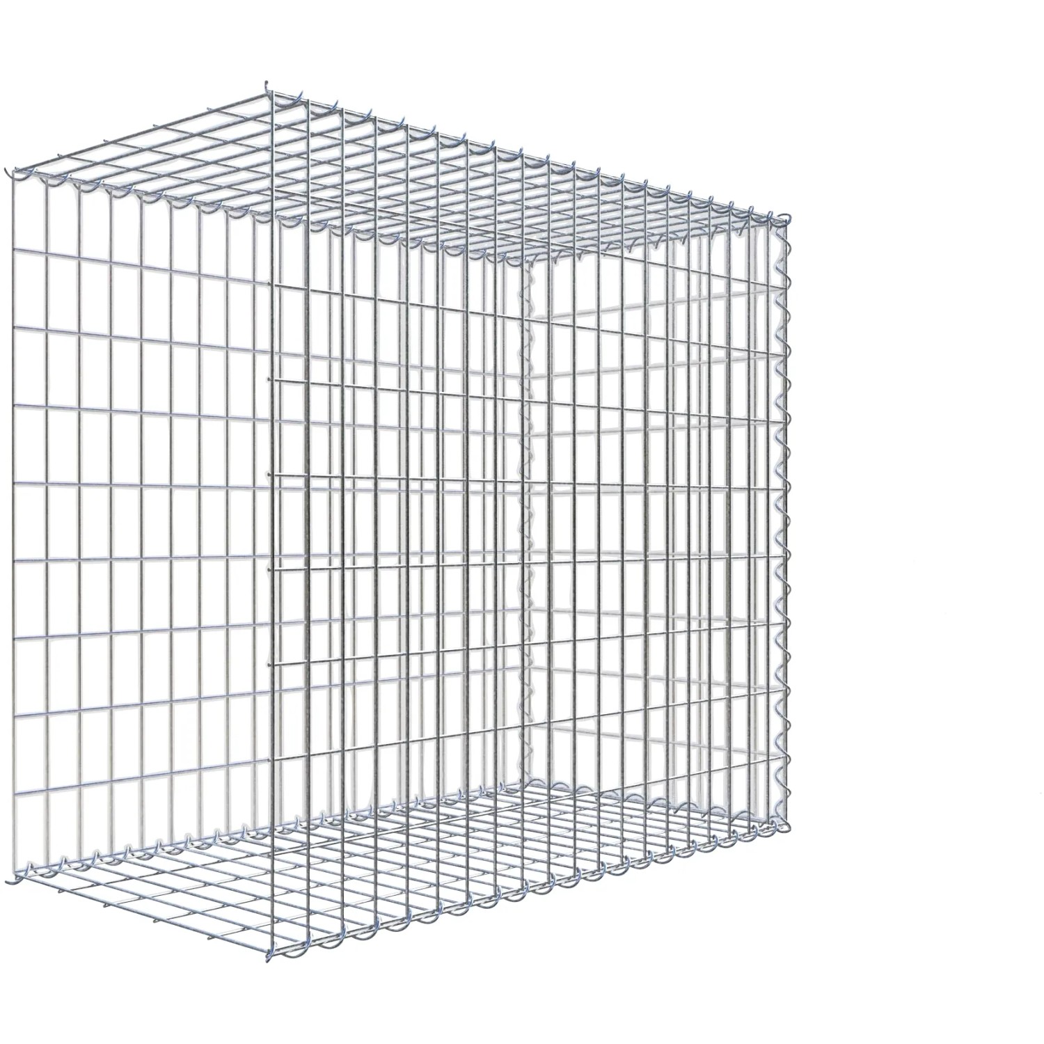 Gabiona Gabione-Anbaukorb Typ 2 90 x 100 x 50 cm Maschenw 5 x 10 cm