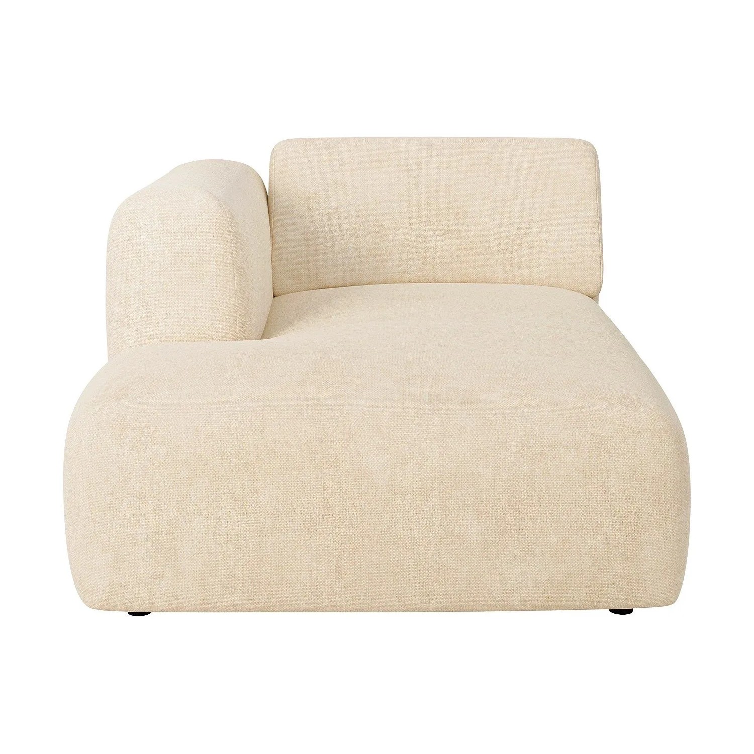 Vente-unique Recamiere Ohne Schlaffunktion Pogni Beige 108 cm