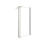 Duschparadies Glas Flipper 40x200cm für Walk-in Dusche, hochglanz verchromt.