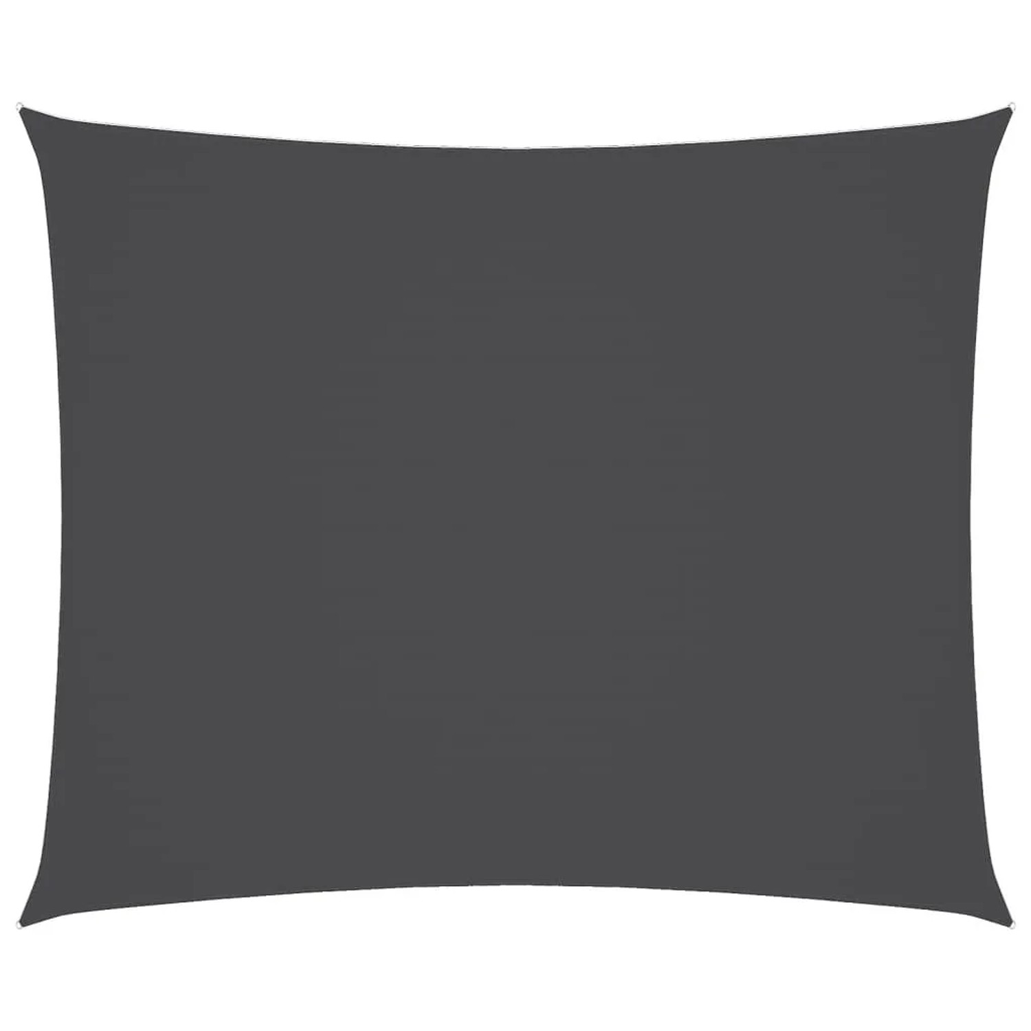 vidaXL Sonnensegel Oxford-Gewebe Rechteckig 5x6 m Anthrazit 135109