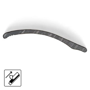 KARAT Anpassungsprofil, selbstklebend, schwarz, für Höhenausgleich bis 11mm.