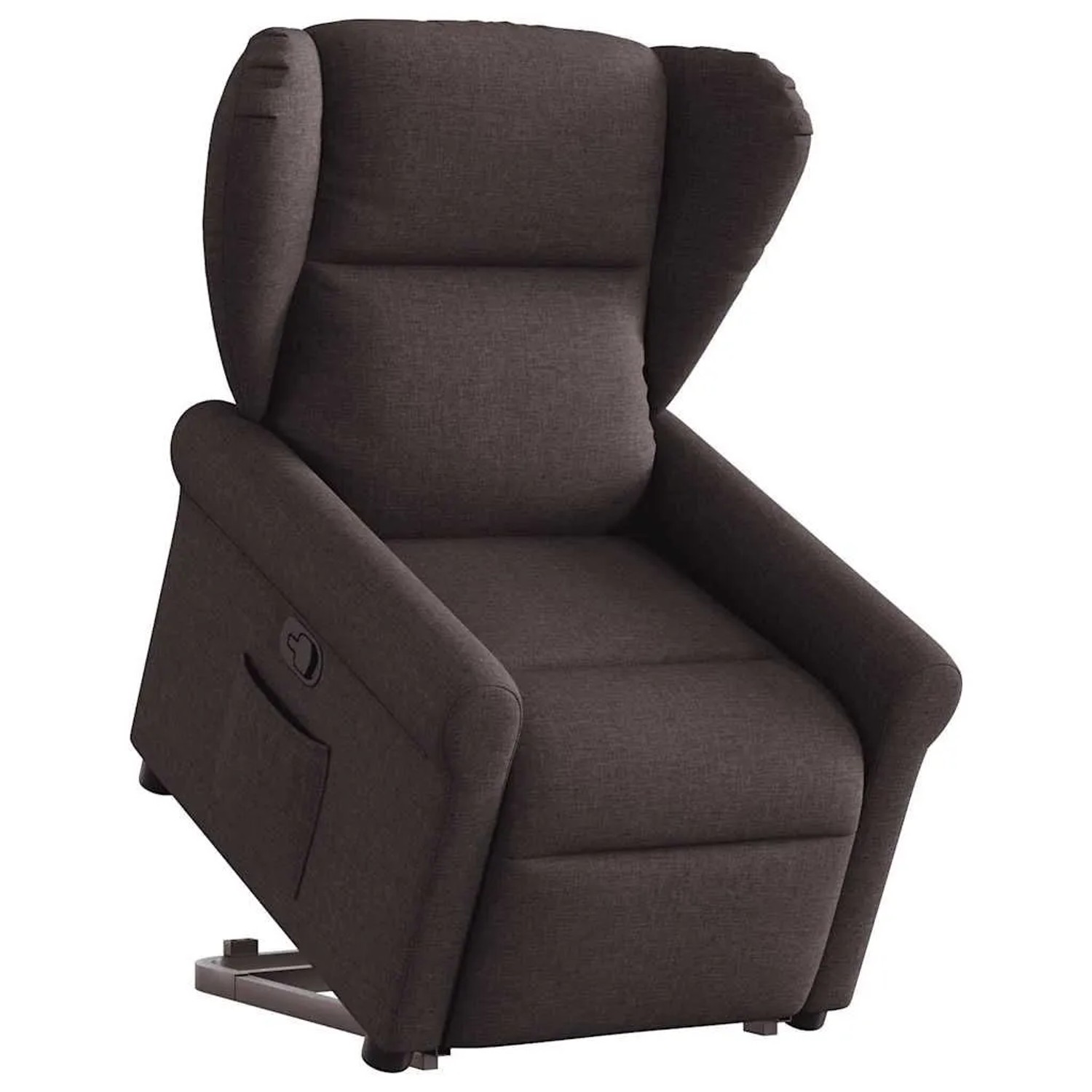 vidaXL Relaxsessel mit Aufstehhilfe Dunkelbraun Stoff 3303379 günstig online kaufen