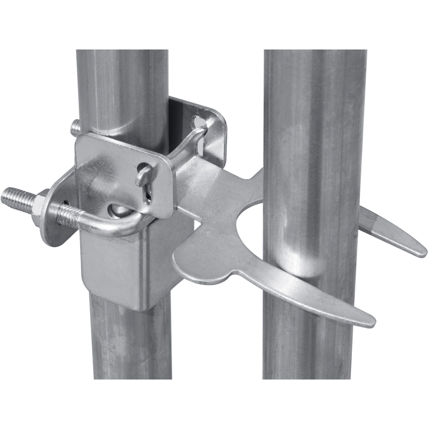 Detailaufnahme: Metallverbinder für Zipper Heimtiergehege ZI-CR322, Nagerstall.