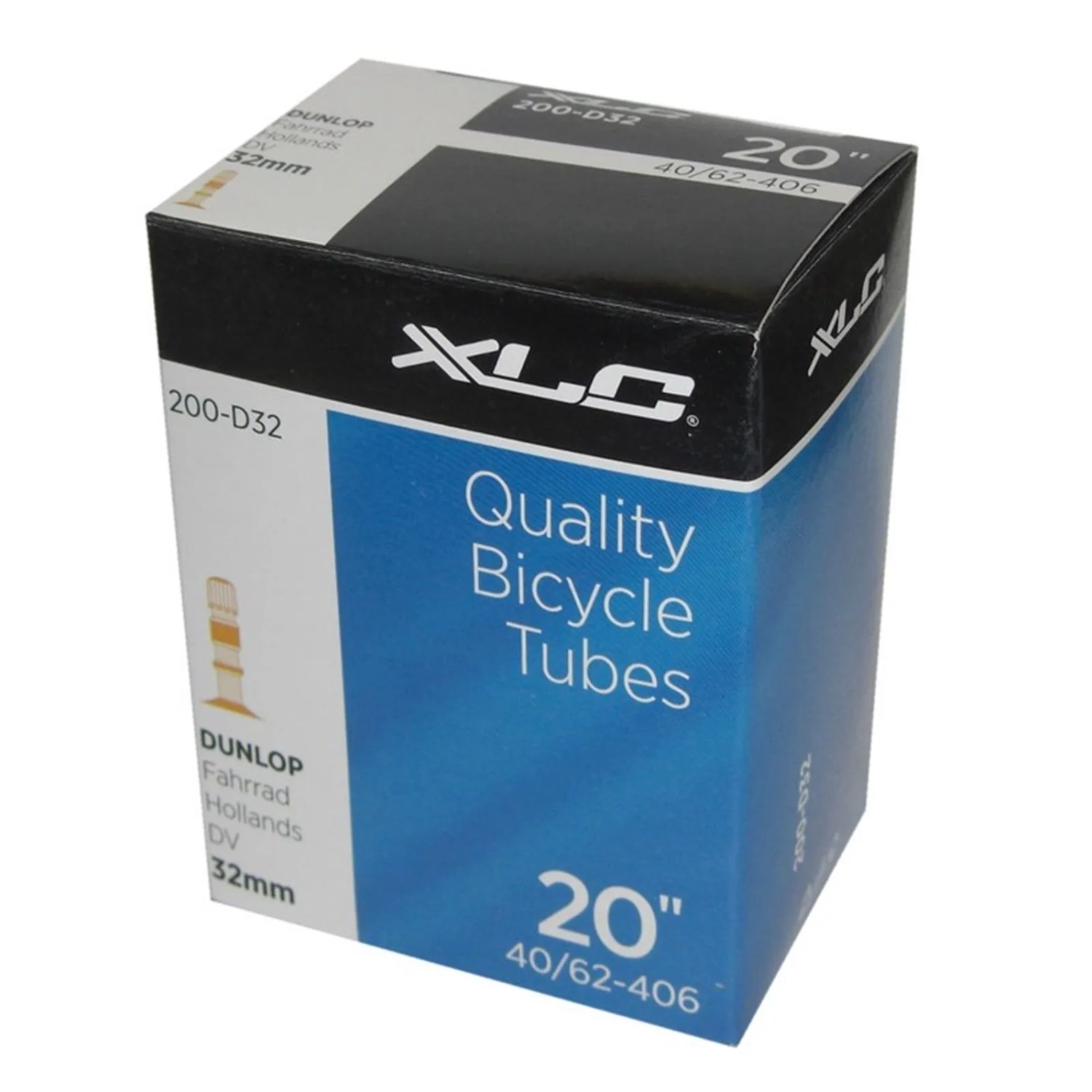 XLC Fahrradschlauch 20x1.5/2.5 40/62-406 DV 35 mm