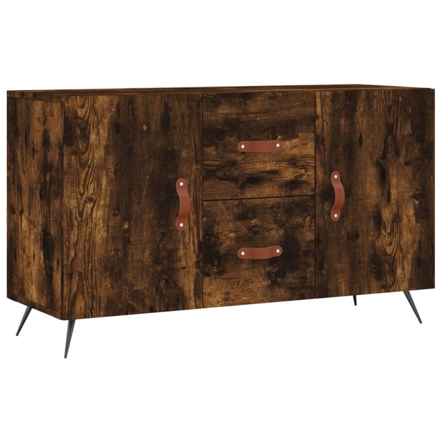 vidaXL Sideboard Räuchereiche 100x36x60 cm Holzwerkstoff 828145 günstig online kaufen