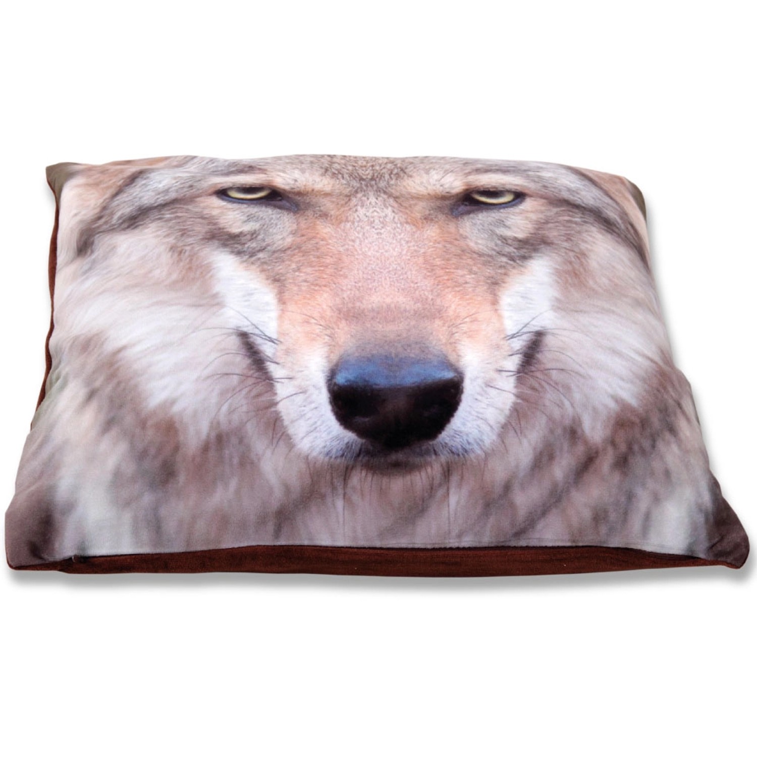 Bestlivings Kissenhülle 2er Pack mit Wolf Fotodruck, 40x40 cm. Dekokissen für Sofa oder Gartenstuhl.