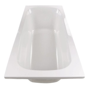 Calmwaters Rechteck-Badewanne Original, 180x80 cm, aus Acryl in Weiß.