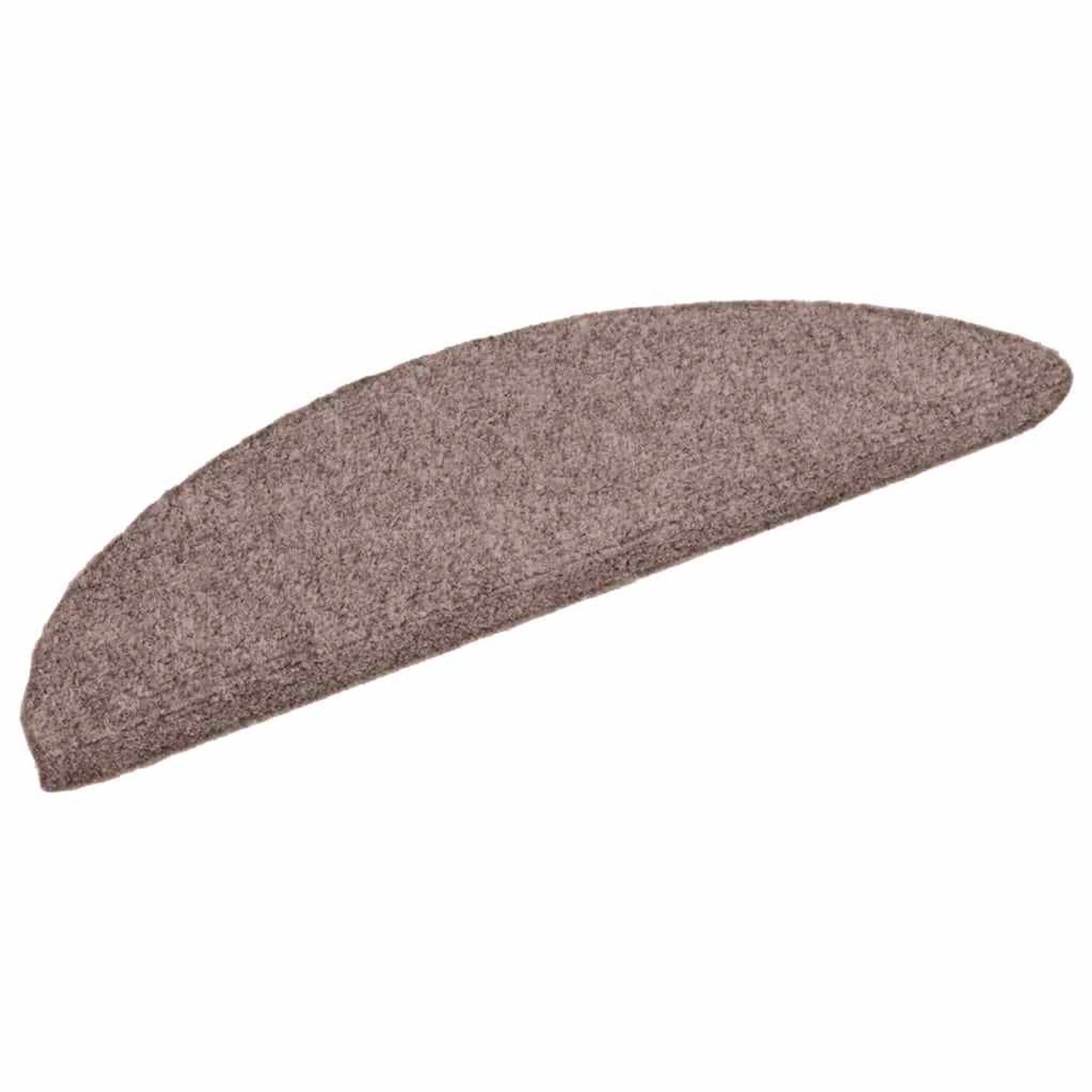 vidaXL Stufenmatten Selbstklebend 30 Stk 56x17x3 cm Hellbraun Halbrund 3365 günstig online kaufen