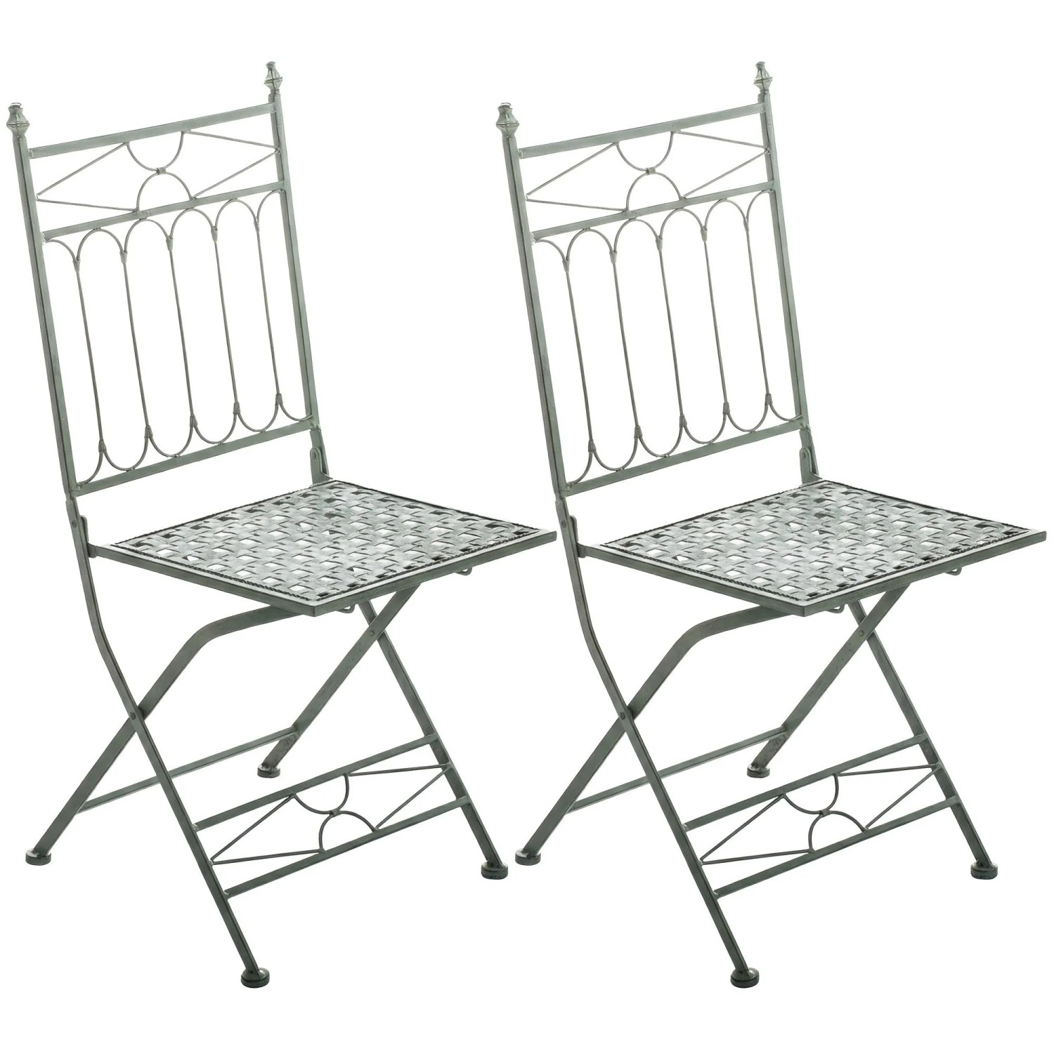 CLP 2er Set Klappstühle Asina Antik-Grün