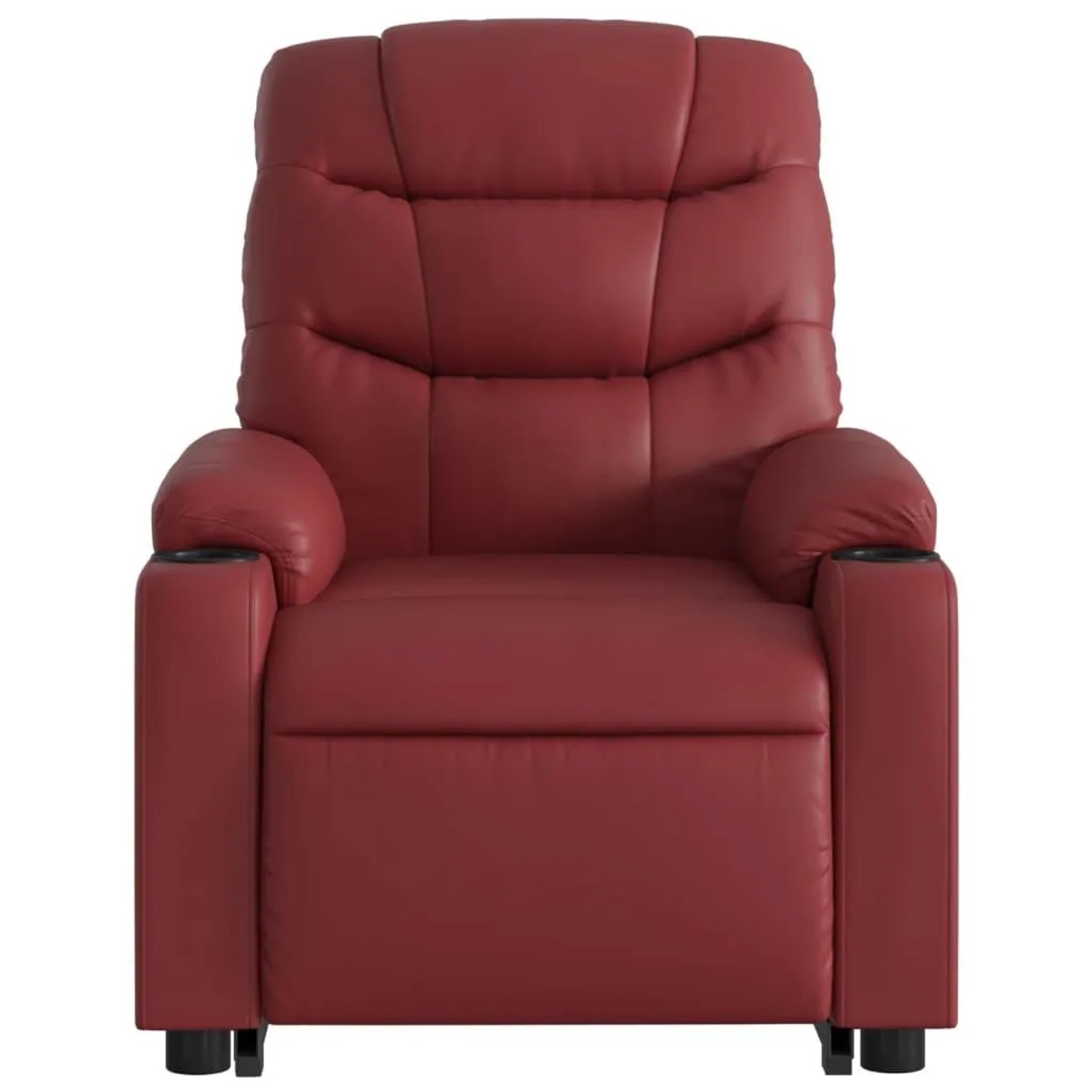 vidaXL Relaxsessel mit Aufstehhilfe Weinrot Kunstleder 3206603_9
