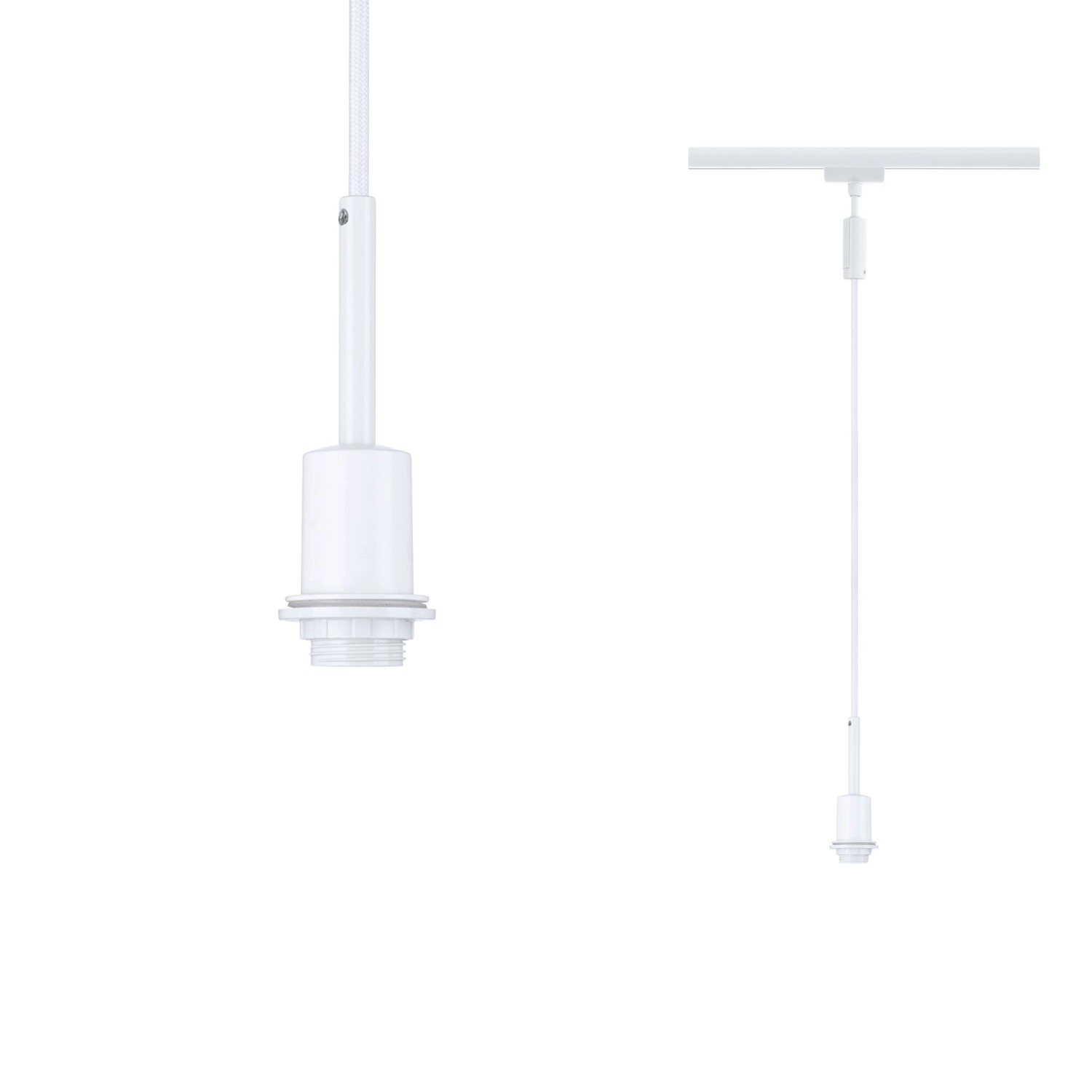 Paulmann Pendelleuchte DecoSystems URail Basic Signalweiß 135 cm x 4,4 cm günstig online kaufen