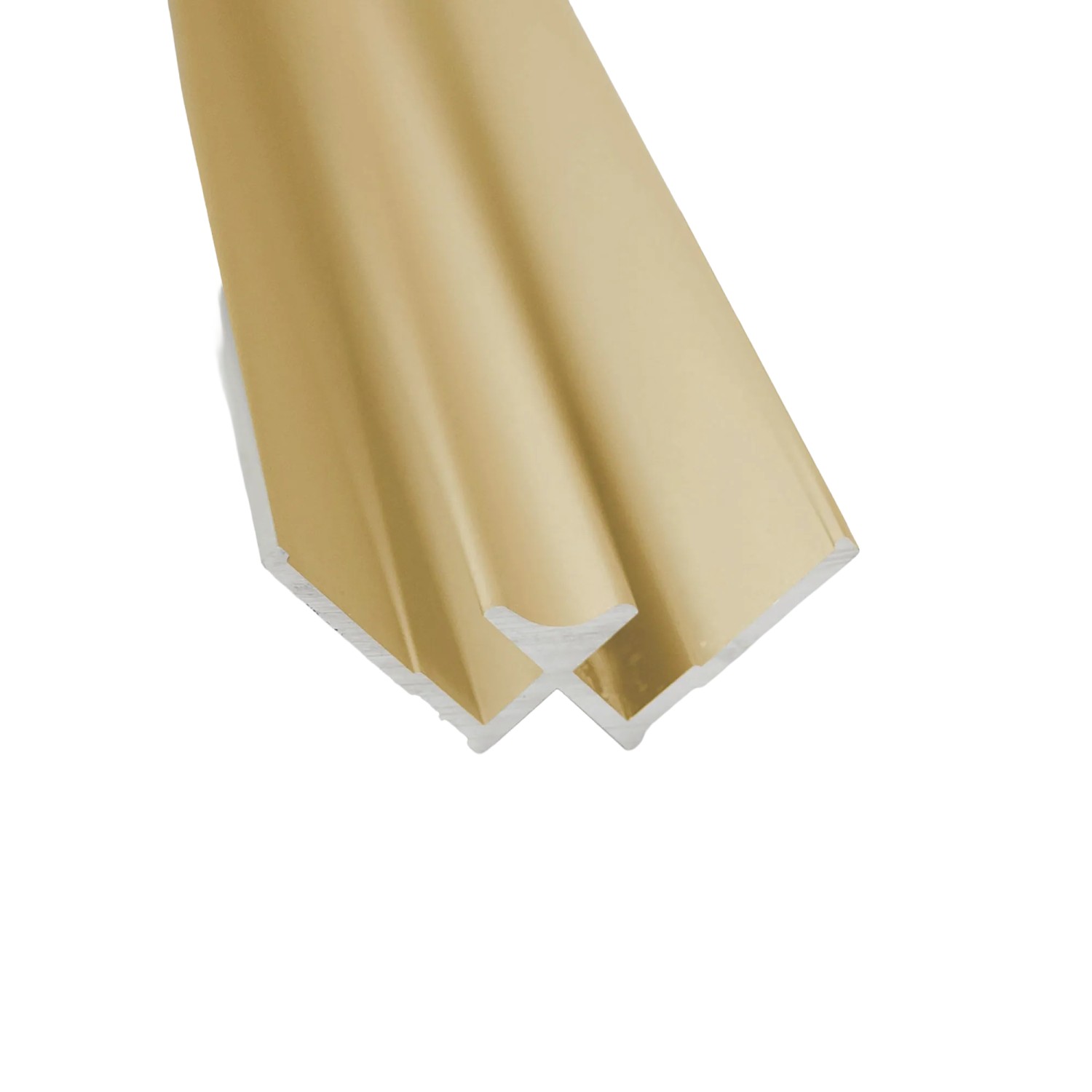 Breuer Verbindungsprofil Ecke Innen Gebürstet 210 cm Gold