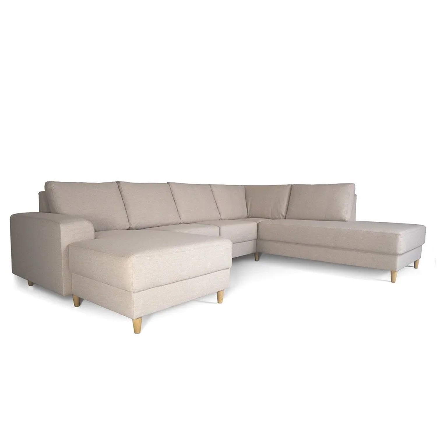 ebuy24 Nordic Usofa Rechts Gewendet Hell Beige