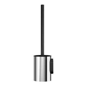 Tiger Toilettenbürste Ace mit Halter, Edelstahl poliert. WC-Bürste mit Behälter.
