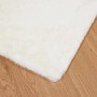 vidaXL Kunstfell Hasen Teppich Olite Creme 200 x 200 cm Polyester 42021665_7