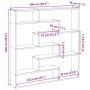 vidaXL Würfelregal 7 Fächer Sonoma-Eiche Holzwerkstoff 860024_10