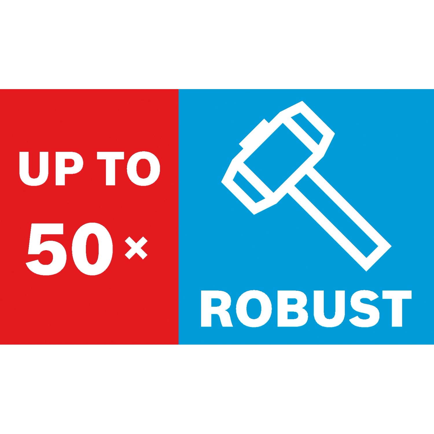 Symbolbild: Bosch Impact Control Bits T30, bis zu 50x robuster, Hammer-Symbol.