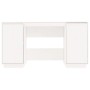 vidaXL Schreibtisch Weiß 140x50x75 cm Massivholz Kiefer 814325_5