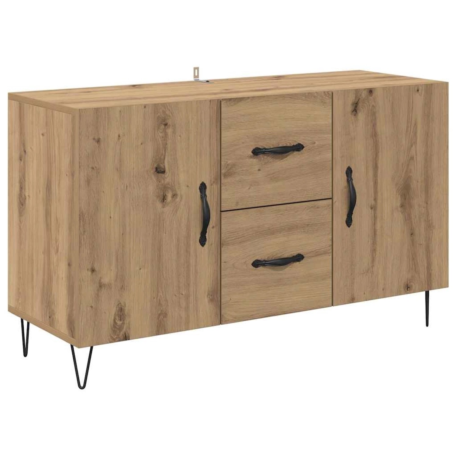 vidaXL Sideboard Artisan-Eiche 100 x 36 x 60 cm Holzwerkstoff 882470 günstig online kaufen