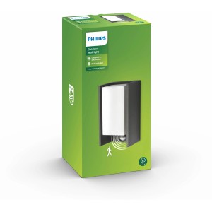 Verpackung der Philips myGarden Ecomoods Außenwandleuchte mit Bewegungsmelder.