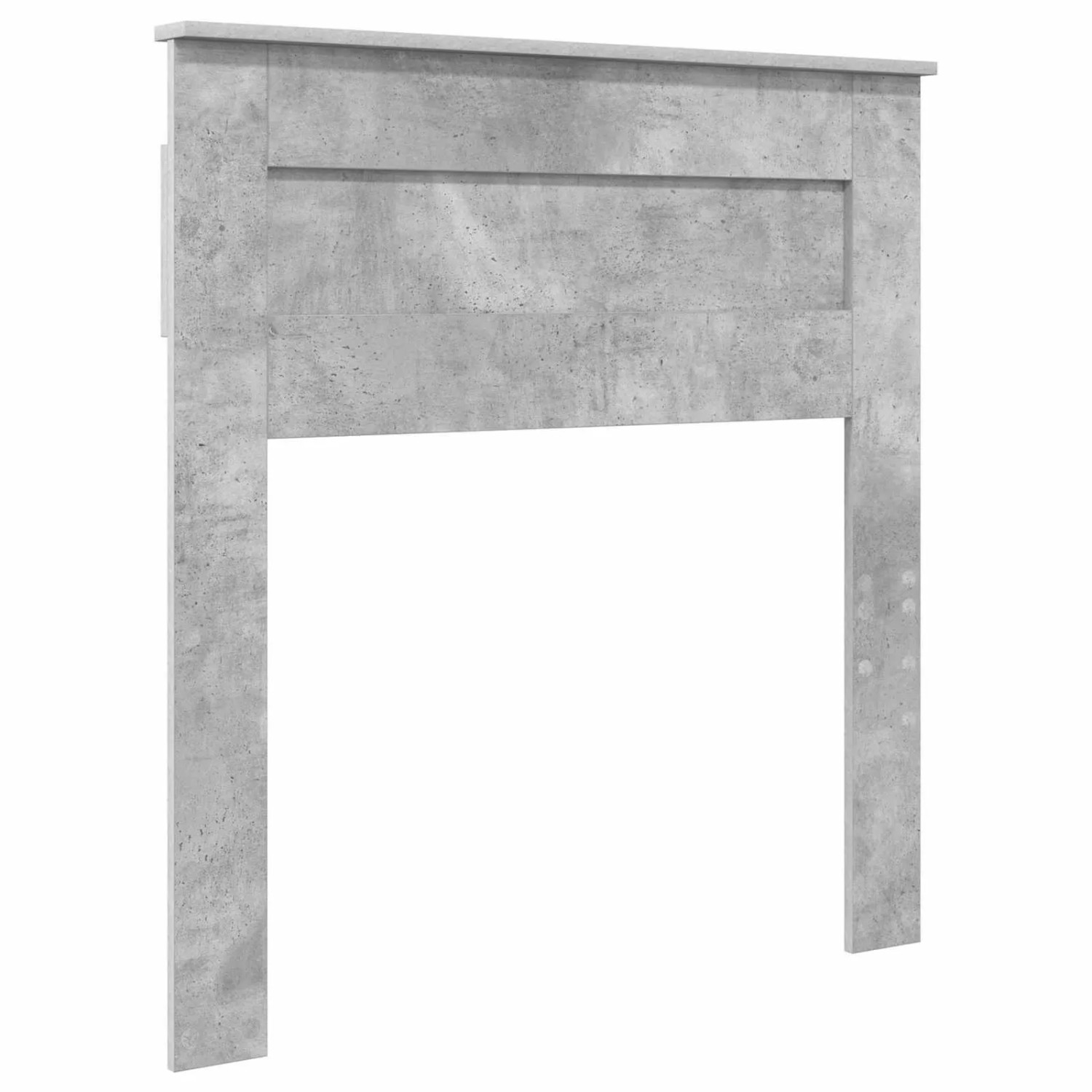 vidaXL Kopfteil mit Kopfteil Beton Grau 100 cm Holzwerkstoff 888136