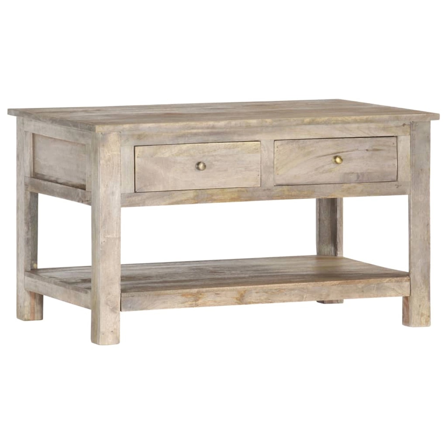 vidaXL Couchtisch 82x52x47 cm Massivholz Mango 286383 günstig online kaufen