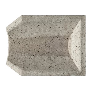 Diephaus Rania Ablaufrinne Einlaufstück, grau, aus Beton für Hof- und Wegentwässerung.